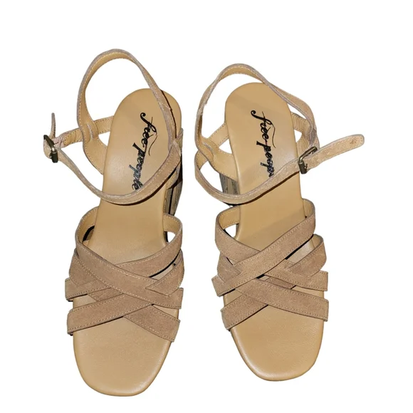 Free People Lisbon MJ Platform Sandals Size/39.5 - Picture 7 of 8